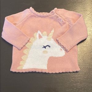 Unicorn Sweater for 6-12 month girl
